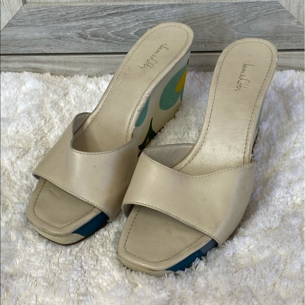 Sam & Libby Playtime Retro Platform Wedge Sandals